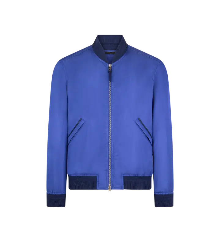 TECHNICAL SILK POPLIN LIGHTWEIGHT BOMBER online